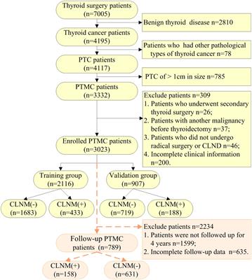 Risk nomogram for papillary thyroid microcarcinoma with central lymph node metastasis and postoperative thyroid function follow-up